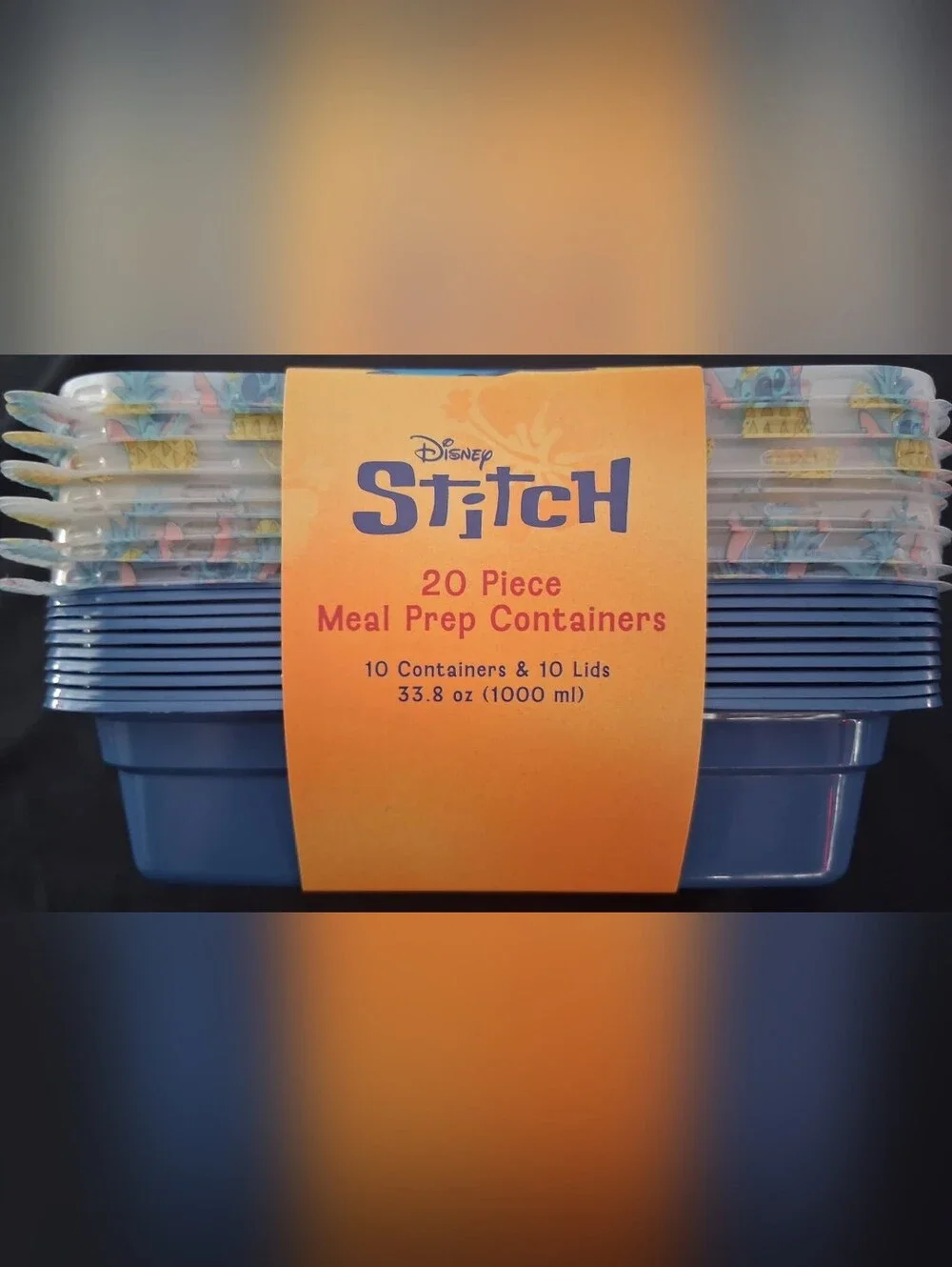 New Disney Stitch Meal Prep Containers Set